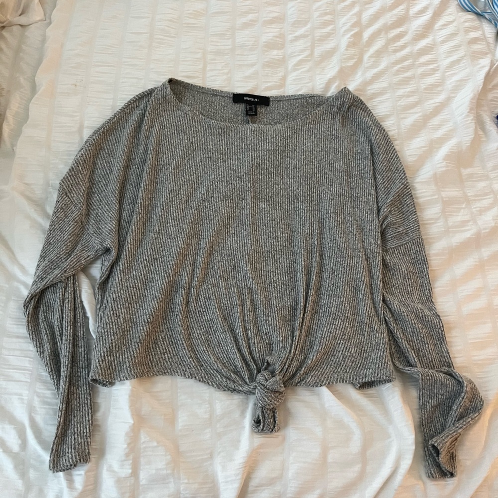 Gray sweater
